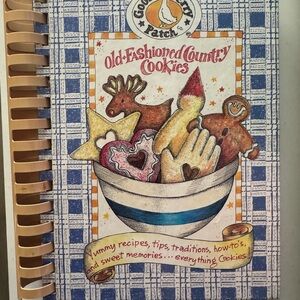Gooseberry patch Old fashioned cookies vintage 1990s country holiday cookbook